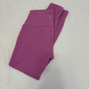 Lululemon Wunder Under Leggings Pink